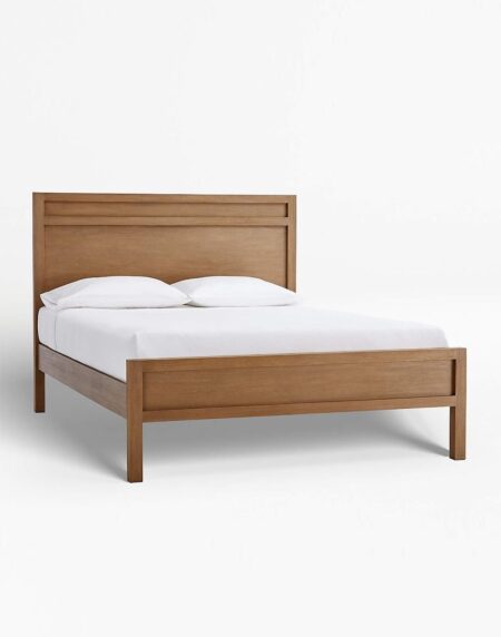 wooden bed