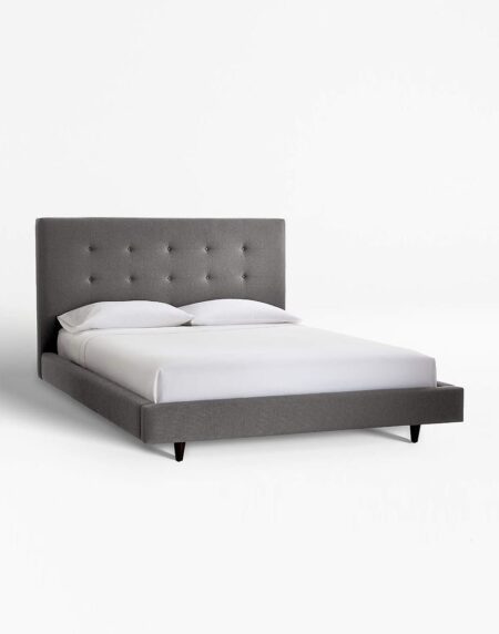 wooden bed